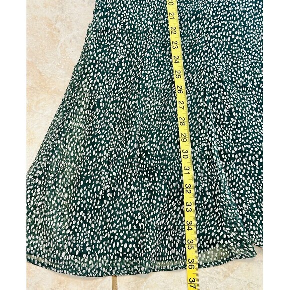 JOIE Size XXL Arctic Animal Spot Sheer Lined Dress Boho Peasant Cottagecore - Picture 10 of 14